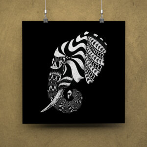 Poster "Elefant"